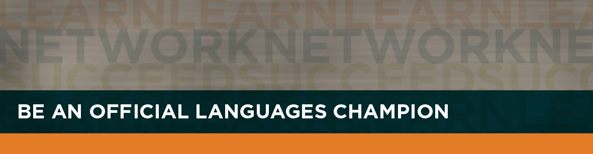 Be an Official Languages Champion